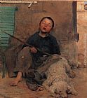 Jules Bastien-Lepage The Blind Beggar painting